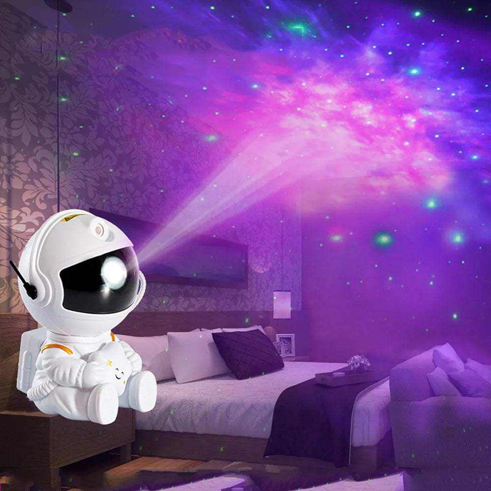 Star Projector Galaxy Night Light - Astronaut Space Projector, Starry Nebula Ceiling LED Lamp with Timer and Remote, Kids Room Decor Aesthetic, Gifts for Christmas, Birthdays, Valentine&